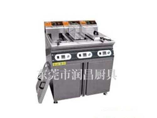 三缸三篩深缸電炸爐
